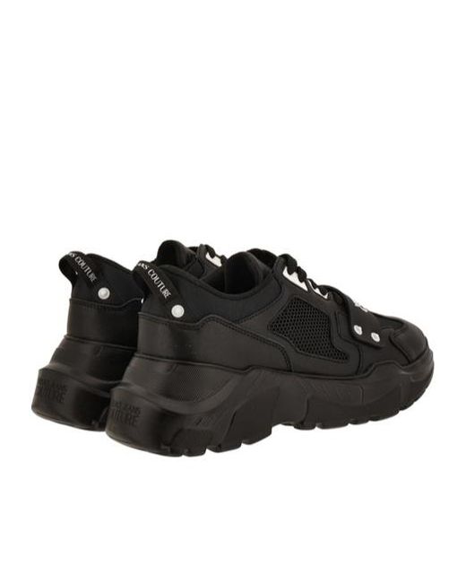 Versace Black Speedtrack Logo Sneakers for men