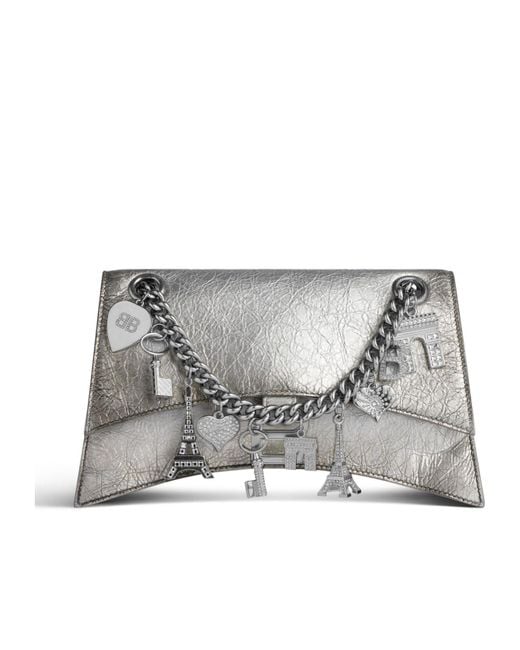 ●送料込●BALENCIAGA●Crush S Dirty Effect チャーム バッグ ○送料込○BALENCIAGA○Crush S Dirty Effect チャーム バッグ