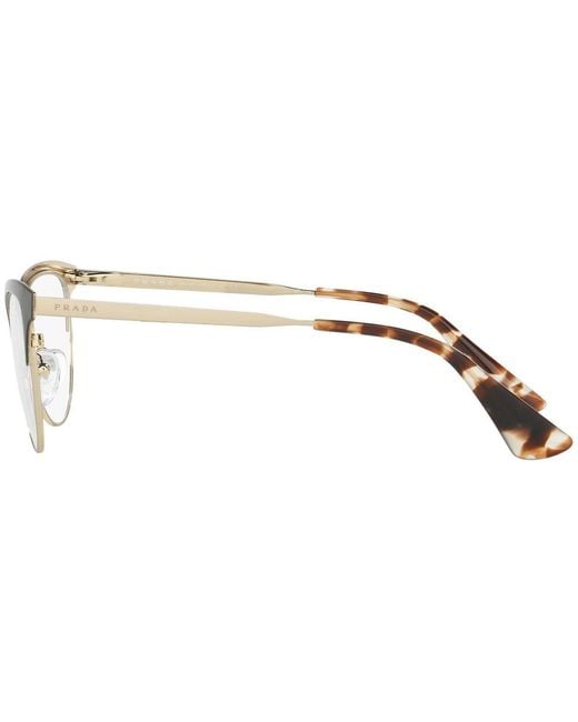 Prada White Logo Flat Mirror