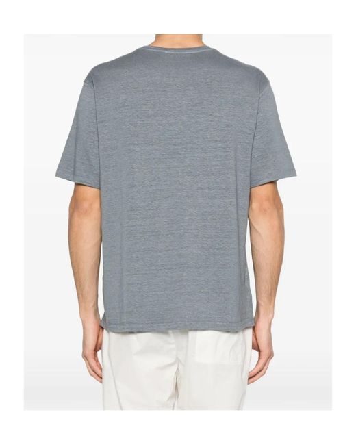 Roberto Collina Gray Crew-Neck T-Shirt for men