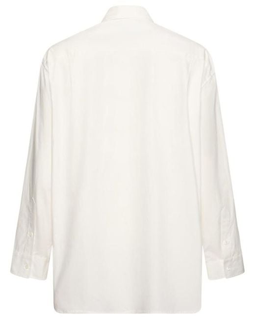 J.W. Anderson White Long-Sleeved Shirt for men