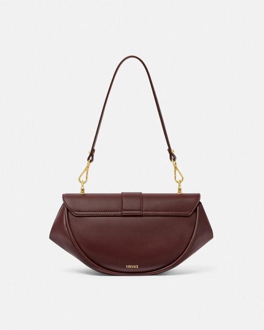 Versace Brown Virtus Medium Shoulder Bag