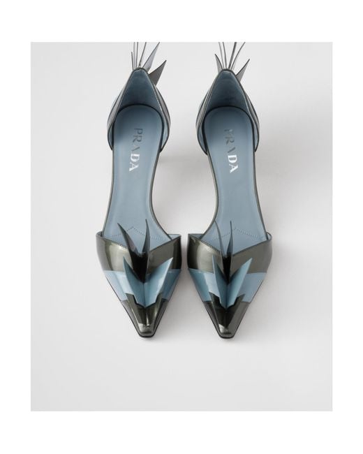 Prada Multicolor Panelled Slip-On Pumps