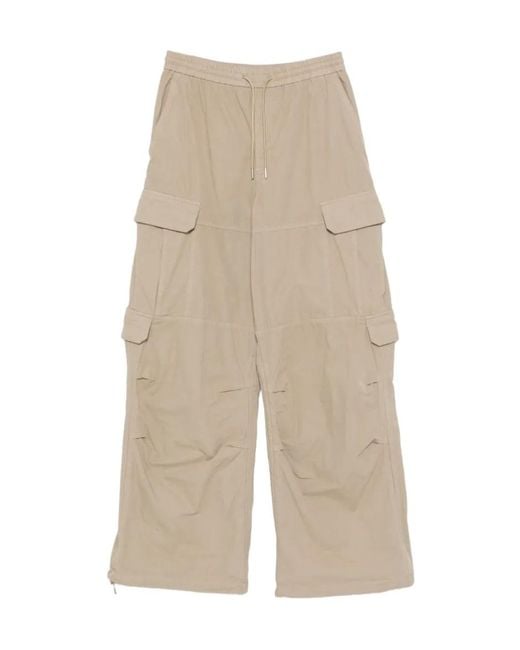 Juun.J Natural Drawstring Casual Pants for men