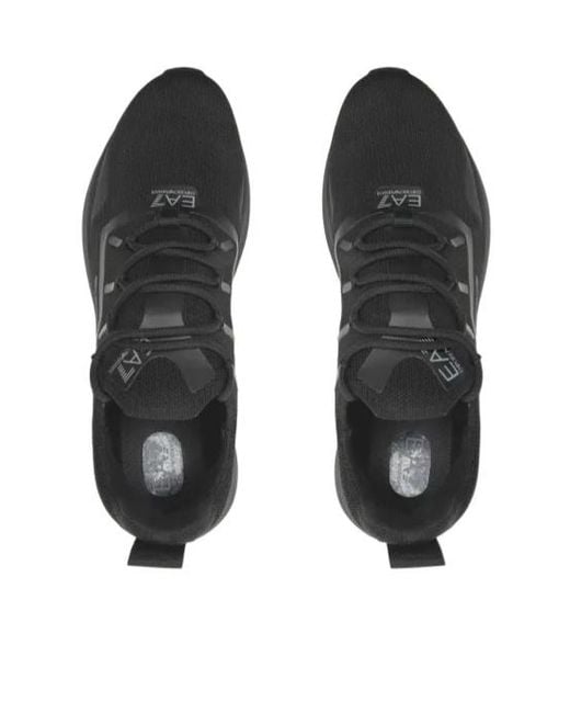 EA7 Black Eagle Logo Low-Top Sneakers for men
