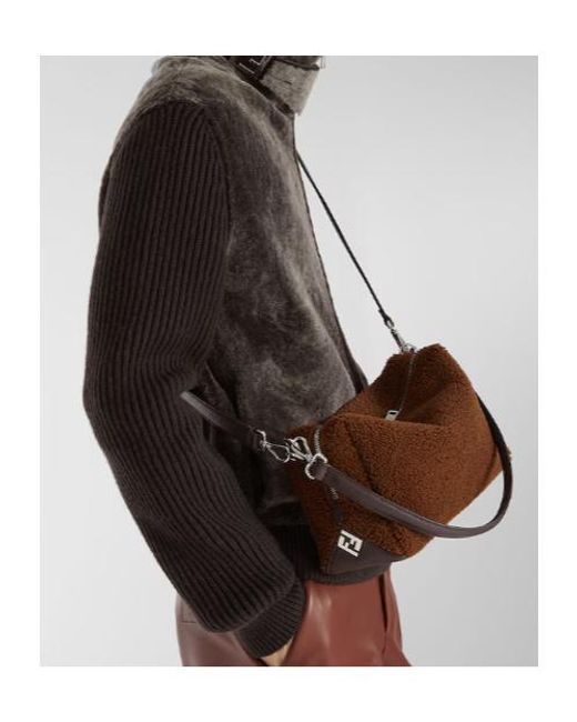 Fendi Brown Lui Medium Shoulder Bag for men