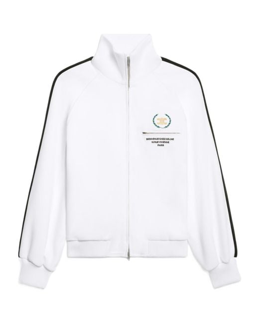 Céline White Tracksuit Jacket for men