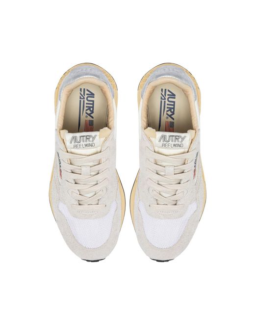 Autry White Reelwind Low Sneakers