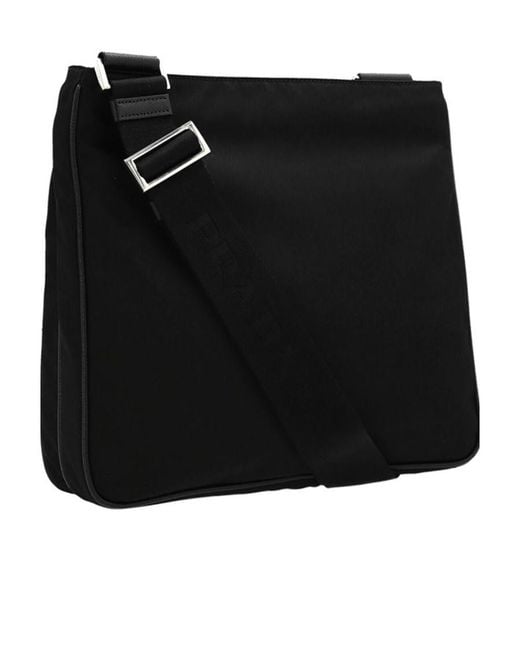 Prada Black Logo Shoulder Bag for men