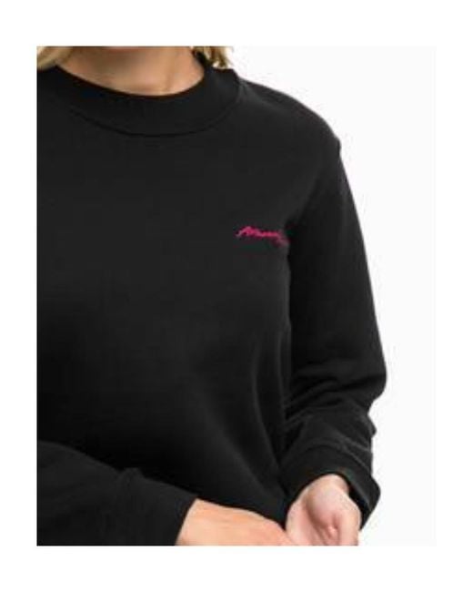 Armani Jeans Black Printed Pattern Sweater