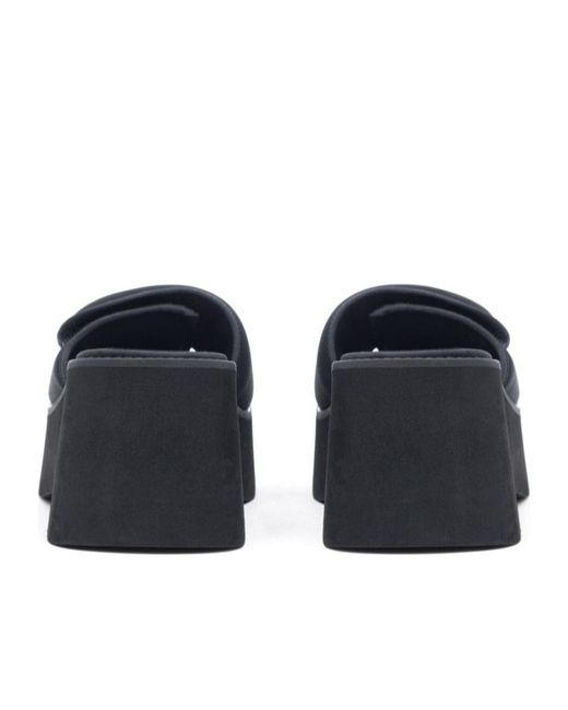 Courreges Blue Wedge Sandals