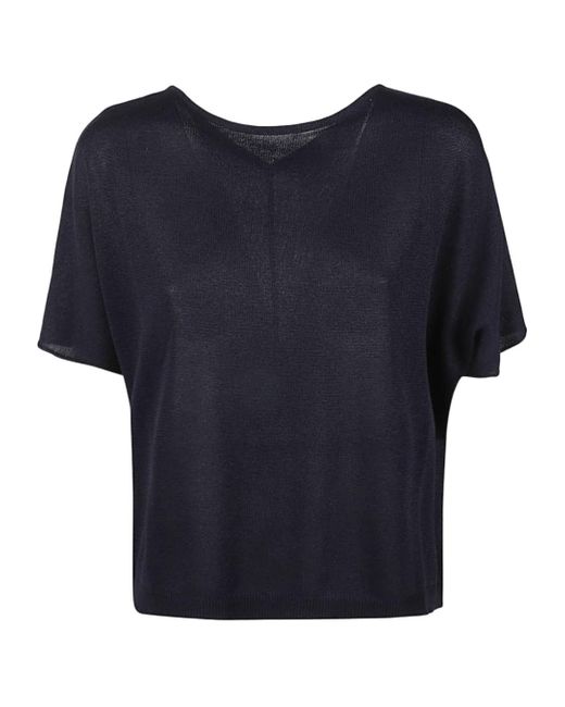Baserange Blue Short-Sleeved T-Shirt