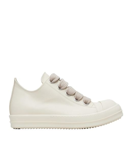 Rick Owens White Sports Shoes for men