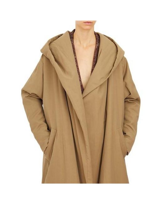 Uma Wang Natural Long-Sleeved Cardigan Coat