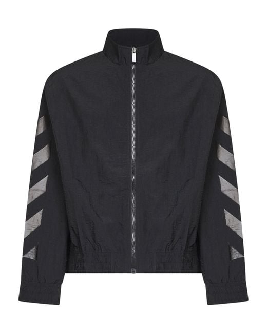 Off-White c/o Virgil Abloh Black Arrows Diagonals Zip-Up Jacket for men