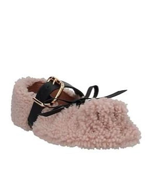 Marni Pink Multi-Color Mary Jane Shoes