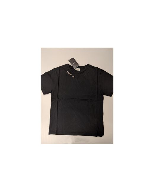 Saint Laurent Black Slogan Detail T-Shirt