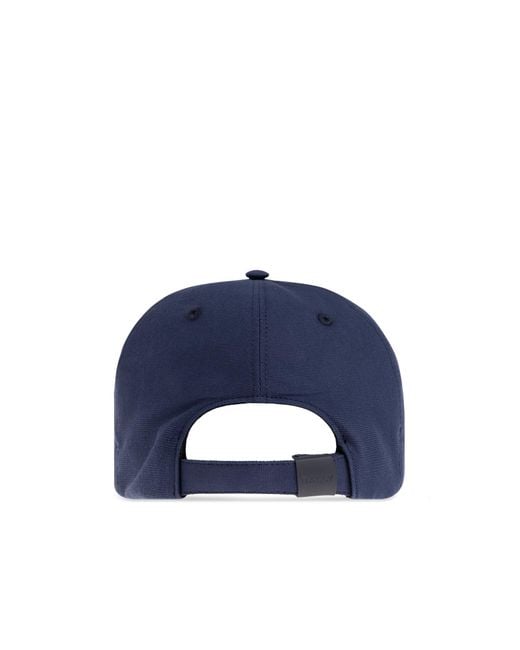 Bally Blue Logo Embroidery Baseball Cap for men