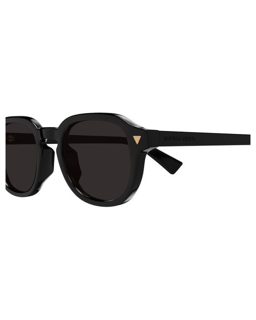 Bottega Veneta White Eyewear Oval-Frame Sunglasses for men