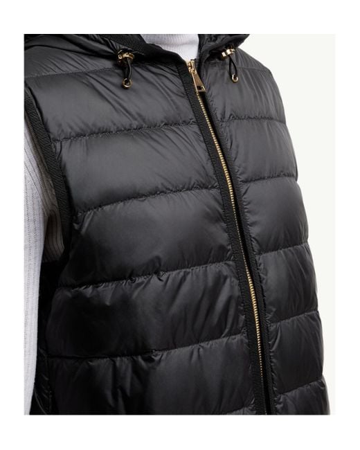 Moncler Black Reposse 3-In- Short Down Jacket