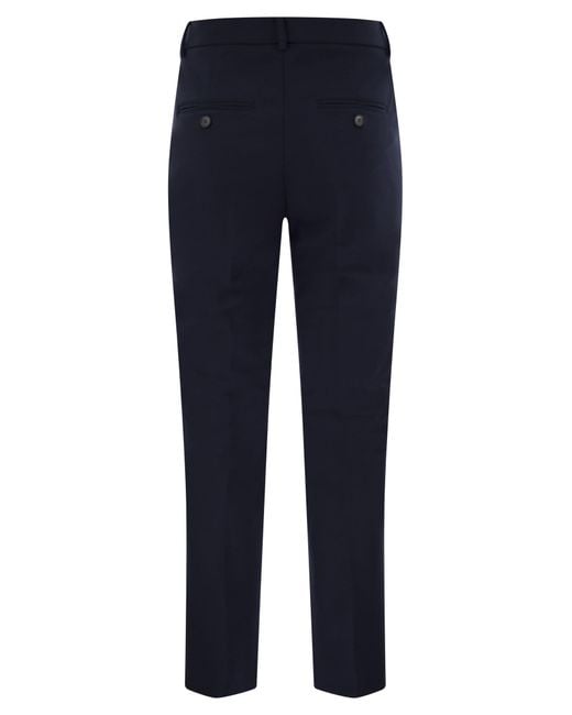 Weekend by Maxmara Blue Weekend Max Mara Freda Cady Cigarette Trousers