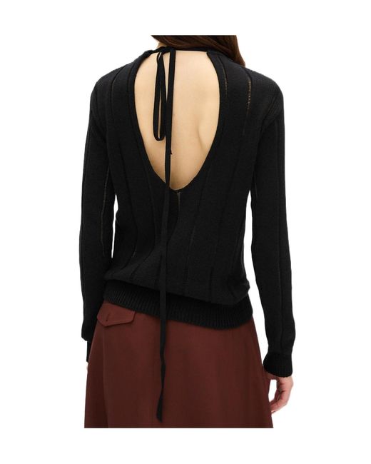 Ann Demeulemeester Brown Nese Sweater