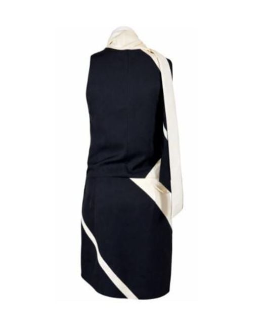 Alberta Ferretti Blue Sleeveless Dress