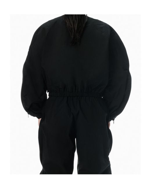 Alexander Wang Black T By Oversized Track Jacket
