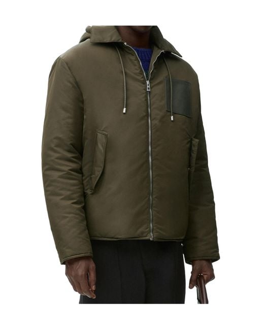 Loewe Green Hooded Jacket for men