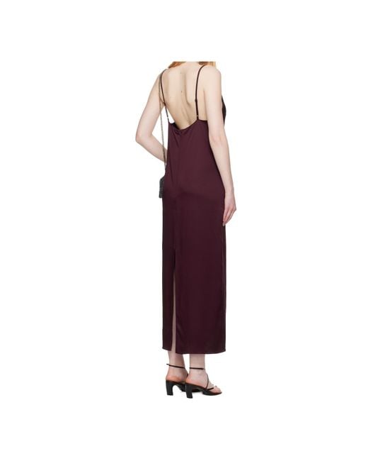 Stella McCartney Red V-Neck Dress