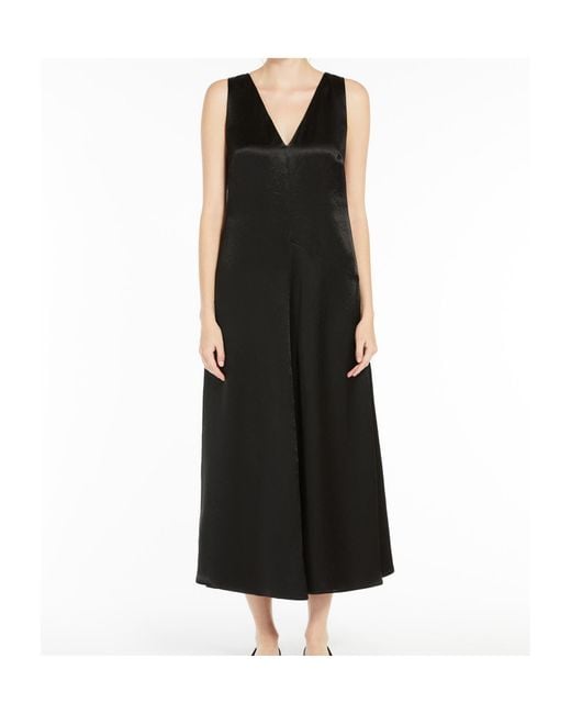 Max Mara Black Weekend Cima V-Neck Sleeveless Dress