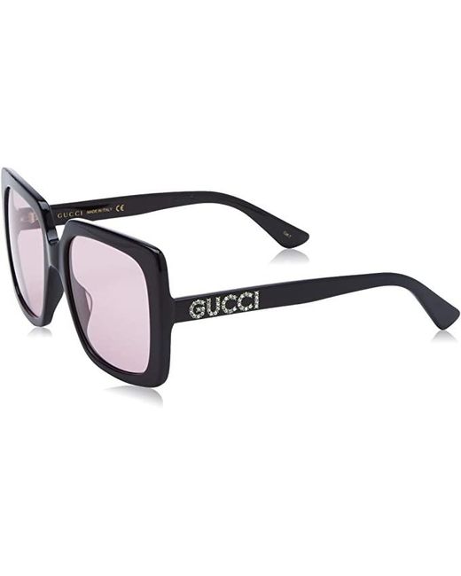 Gucci Purple Square Frame Sunglasses