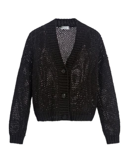 Roberto Collina Black Button-Fastening Cardigan