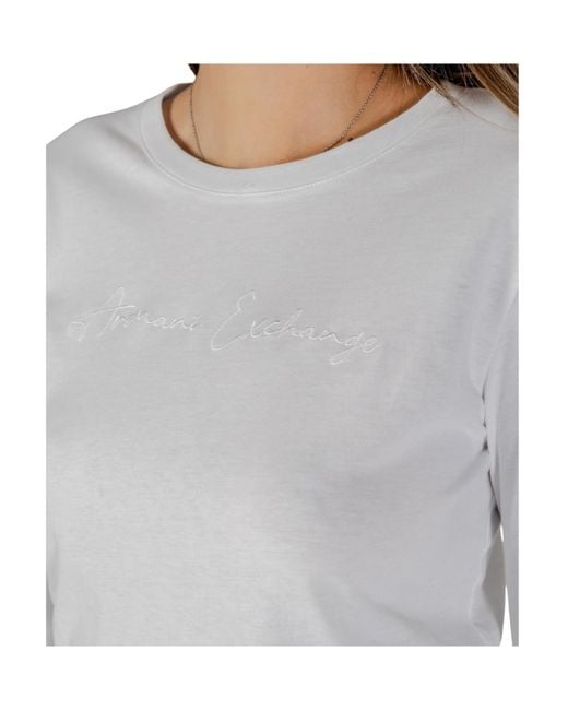 ARMANI EXCHANGE Gray Round-Neck T-Shirt