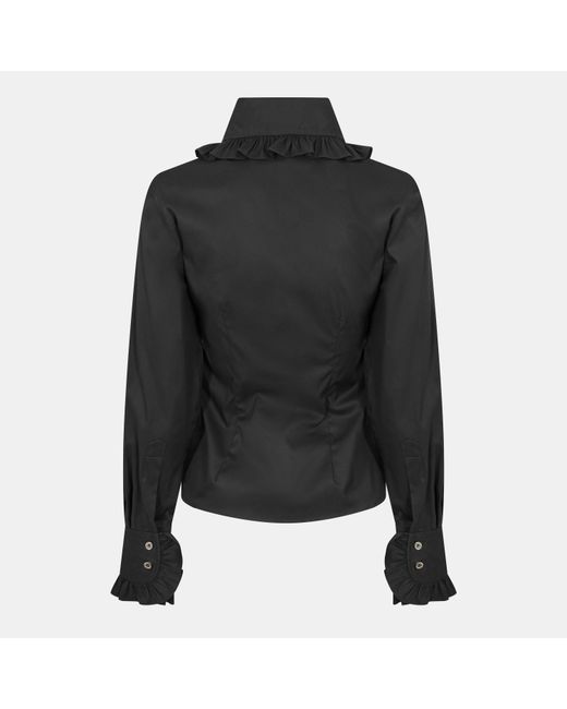 Vivienne Westwood Black Ruffled Shirt