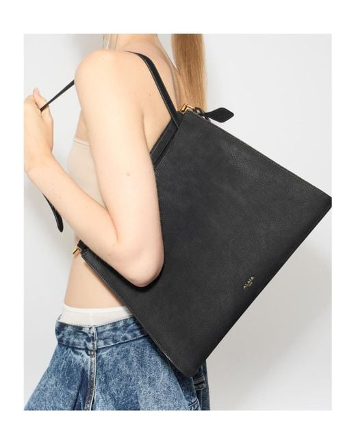 Alaïa Black Le Click Medium Square Bag