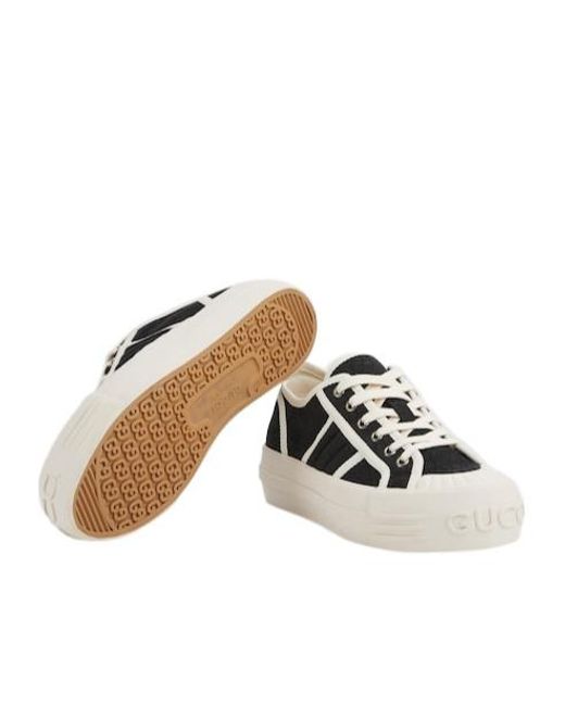 Gucci Black Canvas Sneakers