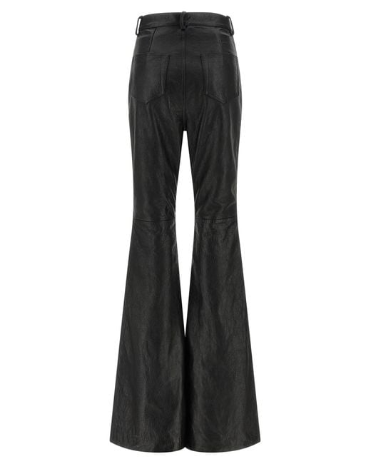 Rick Owens Black Bolan Bootcut High-Rise Pants