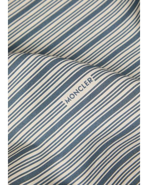 Moncler Gray Casual Striped Jacket for men