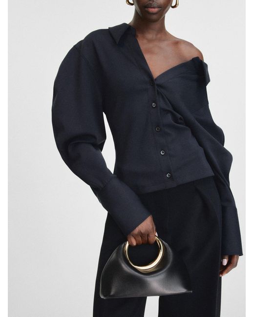 Jacquemus Black La Petite Calino Logo Detailed Tote Bag