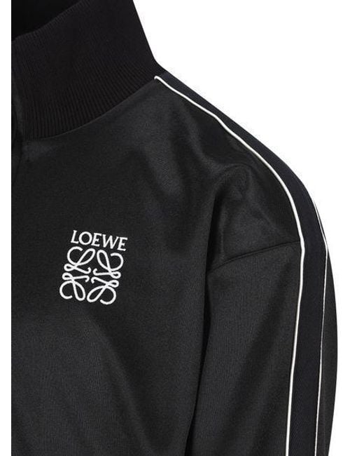 Loewe Black Monogram Track Jacket for men