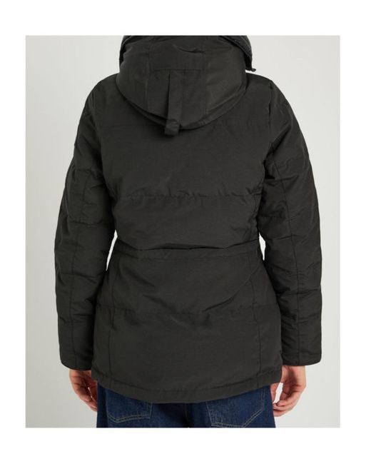 Canada Goose Black Chelsea Padded Arctic-Tech Parka Coat