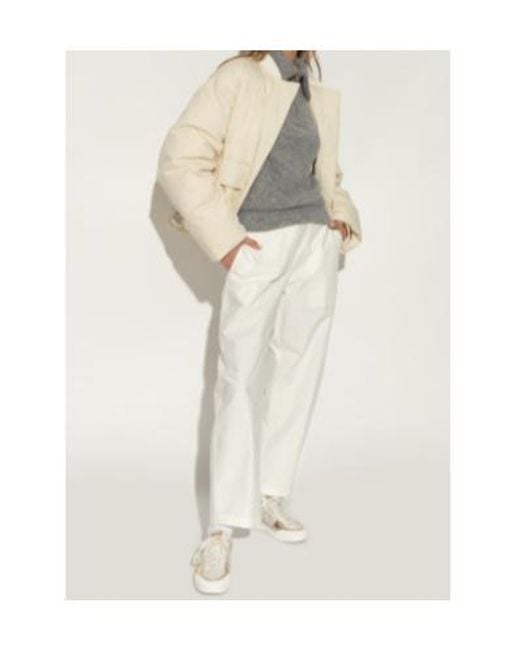 MICHAEL Michael Kors White Metallic Lace-Up Sneakers