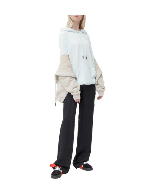 Off-White c/o Virgil Abloh Blue Arrowhead Printed Sweater