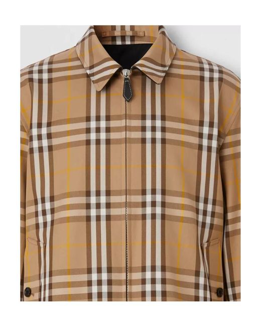Burberry Brown Reversible Zip-Up Jacket for men