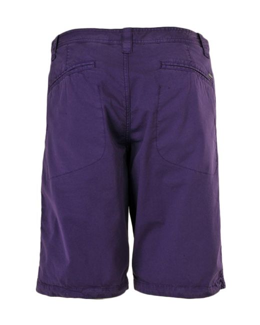 Armani Jeans Purple Logo Shorts for men