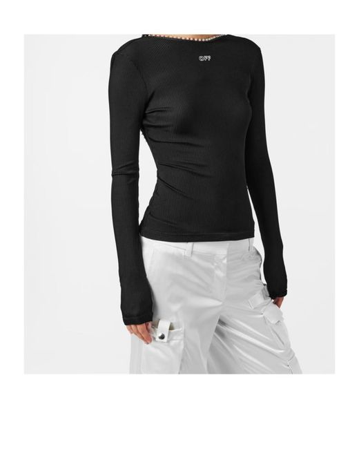 Off-White c/o Virgil Abloh Black Long Sleeve T-Shirt
