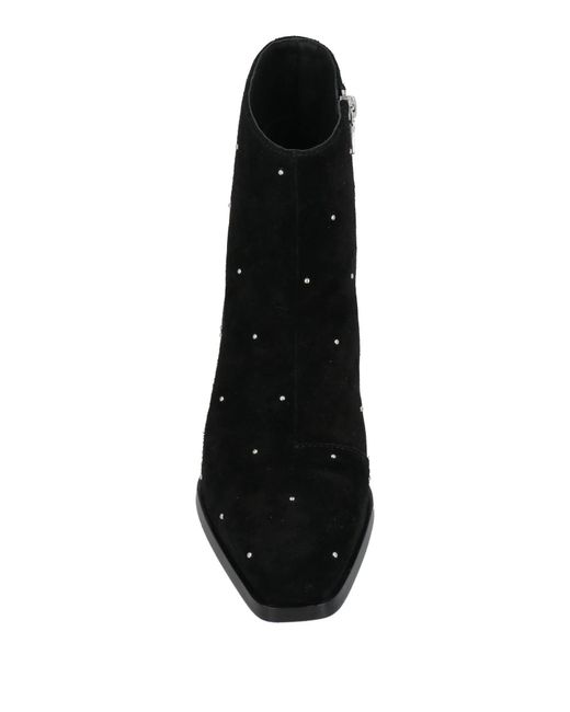 Rag & Bone Black Denim Ankle Boots