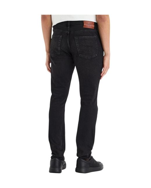 Calvin Klein White Slim Fit Jeans for men