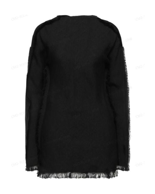 Marni Black Solidcolor Longsleeve Top